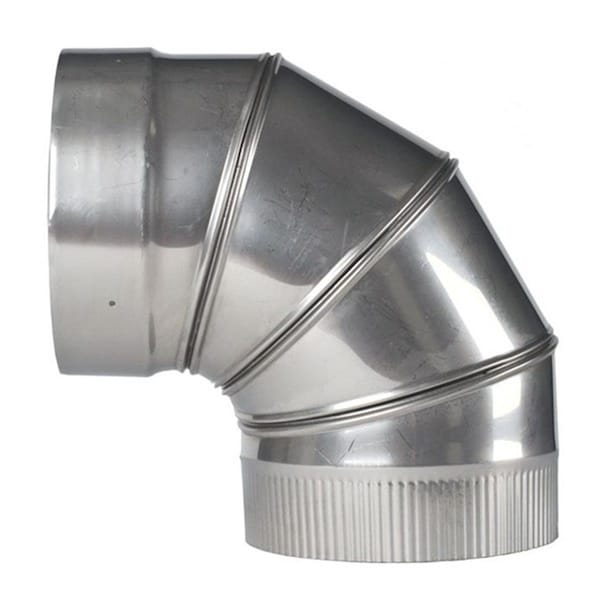 Fondo 4 in. Rhino Rigid 316L Stainless Steel 90 deg Adjustable Liner Elbow - FO2213122