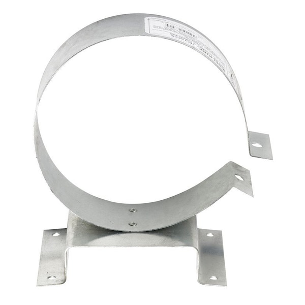Selkirk Selkirk 5 in. Aluminum/Galvanized Steel Stove Pipe Wall Support Kit - 105430