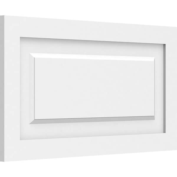 Ekena Millwork Harrison Raised Panel Decorative Wall Panel, 26"W x 14"H x 5/8"P - WALP26X14X062HAR