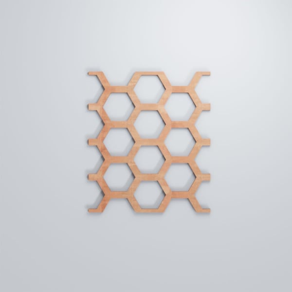 Ekena Millwork Medium Westmore Decorative Fretwork Wood Wall Panels, Cherry, 10 1/4"W x 15 3/8"H x 3/8"T - WALW16X16X0375WSTCH
