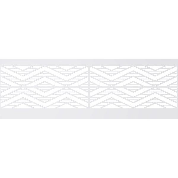 Ekena Millwork 32"H x 94 1/2"W Gilcrest PVC Wainscot Paneling Kit - WPK32X94GCT