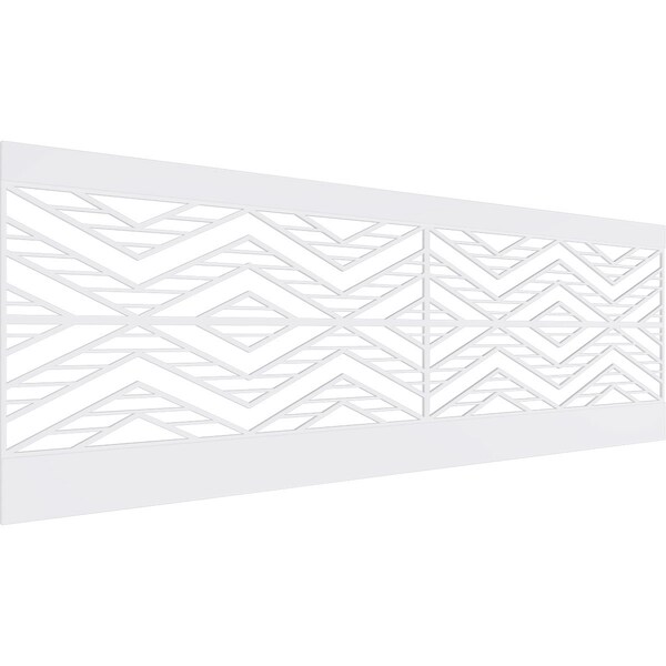 Ekena Millwork 32"H x 94 1/2"W Gilcrest PVC Wainscot Paneling Kit - WPK32X94GCT