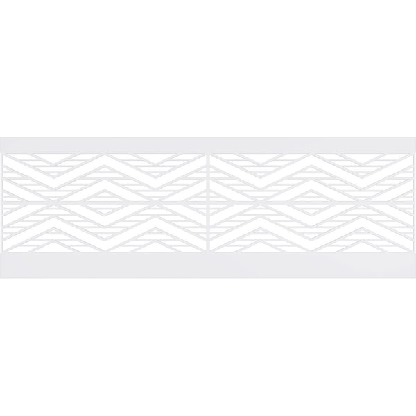 Ekena Millwork 32"H x 94 1/2"W Gilcrest PVC Wainscot Paneling Kit - WPK32X94GCT
