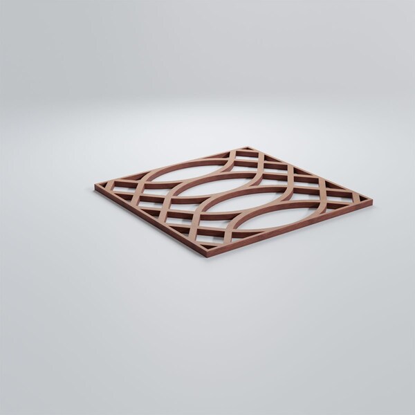 Ekena Millwork Small Montrose Decorative Fretwork Wood Wall Panels, Wood (Paint Grade), 11 3/8"W x 11 3/8"H x 3/8"T - WALW12X12X0375MNTMF