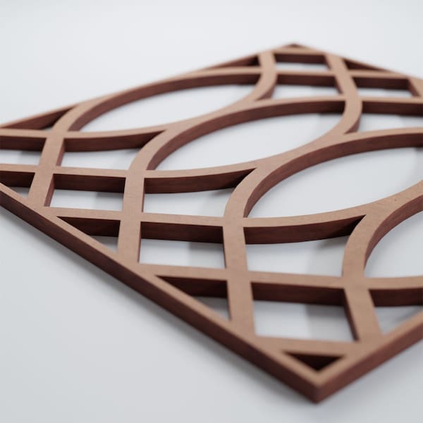 Ekena Millwork Small Montrose Decorative Fretwork Wood Wall Panels, Wood (Paint Grade), 11 3/8"W x 11 3/8"H x 3/8"T - WALW12X12X0375MNTMF
