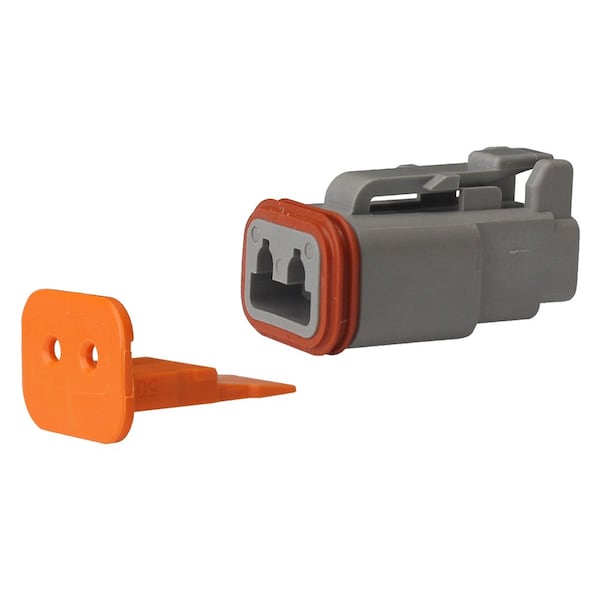 Kit de bloqueo de cuña Pacer Deutsch DT Plug - 2 posiciones - Paquete de 10 - TDT06-2S-10