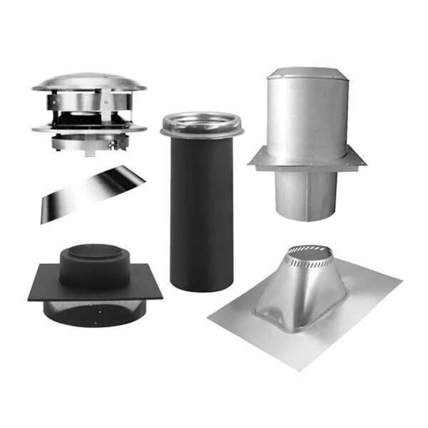 Perfectpillows Selkirk Corporation 8T-FCK 8 Inch Ultra-Temp Flat Ceiling Support Kit For Stainless or Galva - PE2213220