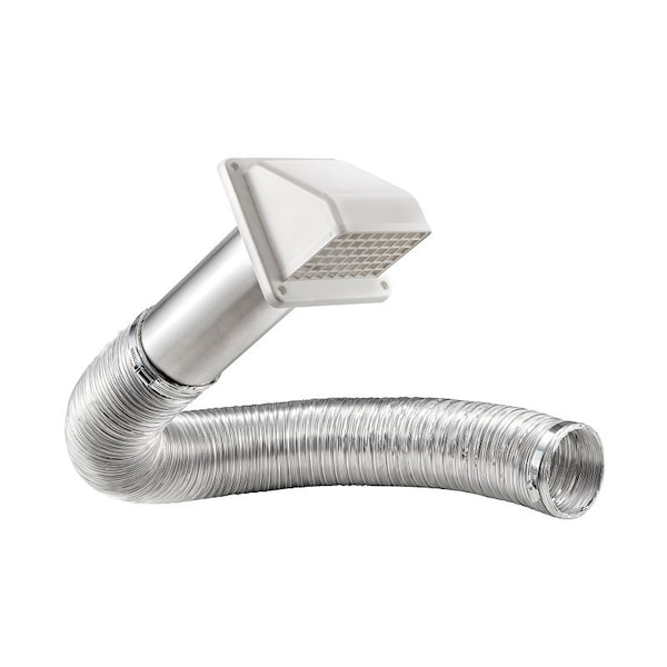 Lambro Lambro 316WUL Preferred Hood Vent Kit, 1-Piece, For Gas and Electric Dryer Installations - 316WUL
