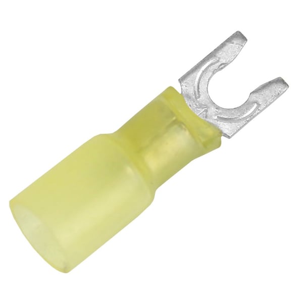 Terminal de espada termocontraible Pacer 12-10 AWG - Tamaño de perno #8 - Paquete de 25 - TE10-8SLF-25