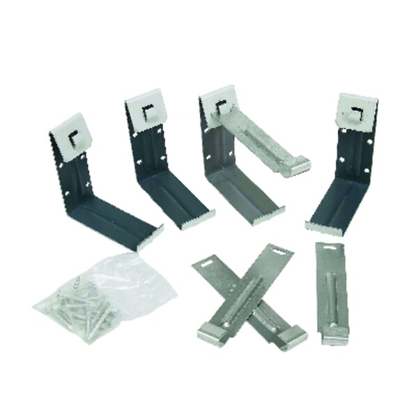Amerimax Home Products Amerimax 1.5 in. H X 4 in. W X 5.5 in. L White Aluminum K Fascia Bracket - 25020PK