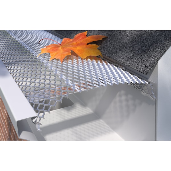 E-Z-Gutter Guard E-Z-Quick Aluminum Mesh Gutter Guards for 6 inch Gutters, Covers 39.25 feet, 2PK - EZQ610-2PK