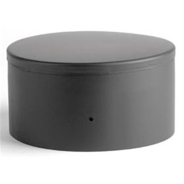 Integra Miltex Selkirk Corporation 2817B 8 Inch heat-fab 22-ga Welded Black Stovepipe Tee Cover - 21365