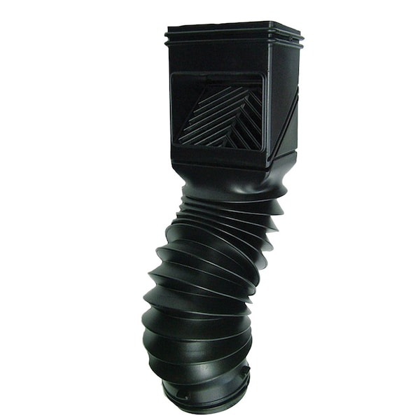 Invisaflow Invisaflow FlexGrate 2 in. W X 4 in. L Black Plastic Downspout Filter 1 pk - 4400