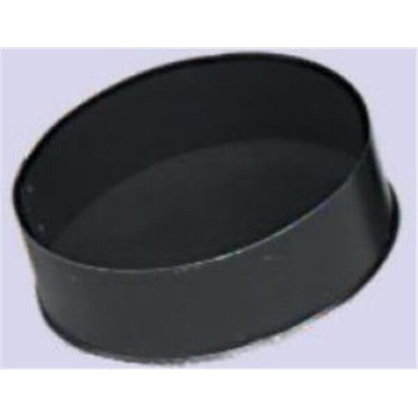 Integra Miltex Gray Metal Products  Inc. 8-603LE 8 Inch  24-ga Snap-Lock Black Stovepipe Tee Cover - 73855
