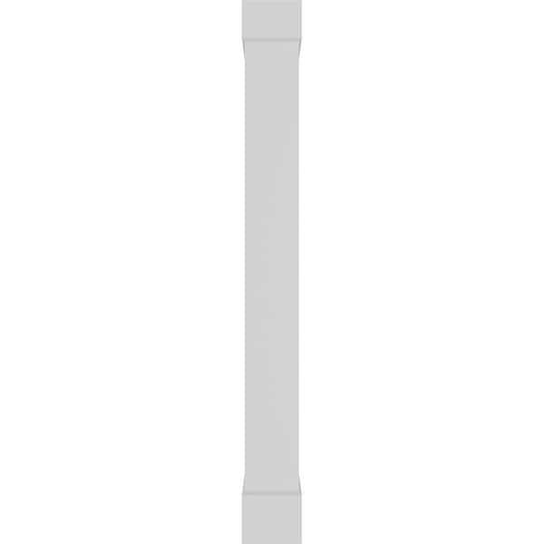 Ekena Millwork Craftsman Classic Square Non-Tapered Smooth PVC Column, Standard Capital & Standard Base - CC0808ENPCSCS