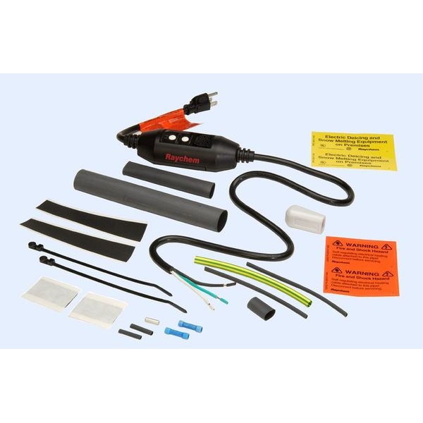 Raychem Plug In Cord Set, For Use With 120V WinterGard Heating Cables, Plastic - 171527-000
