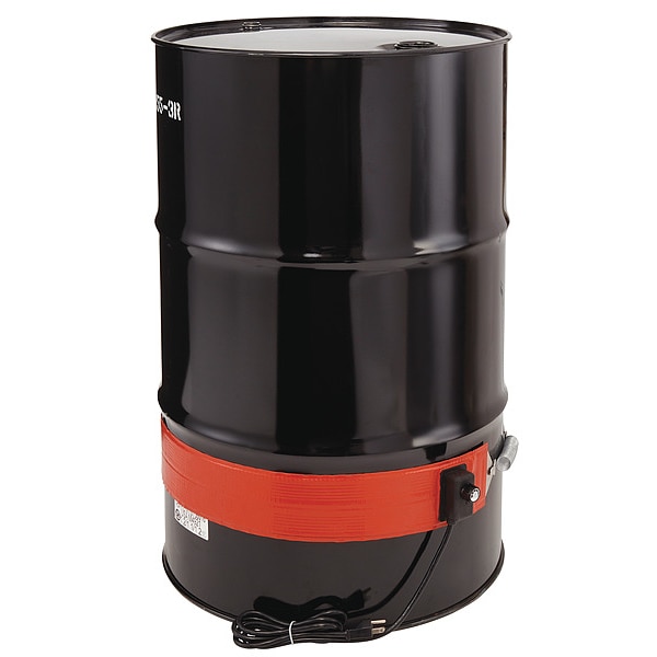 Briskheat Heavy Duty Drum/Pail Heater, Mid-Temp, 55 Gallon, 120VAC, 1200W, 70"L x 4"W - DHLS15
