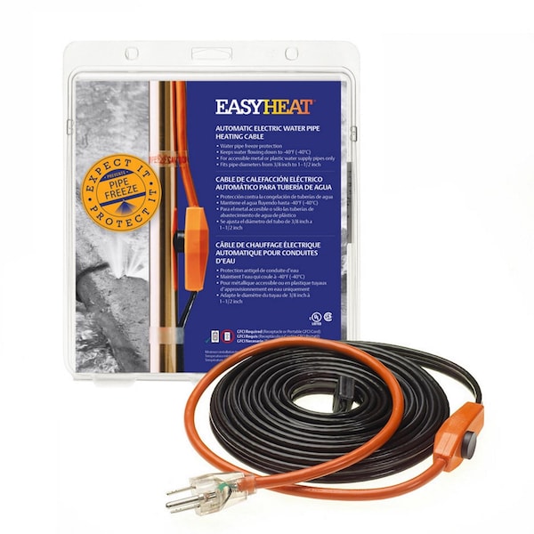Easy Heat Easy Heat AHB 40 ft. L Heating Cable For Water Pipe - AHB-140