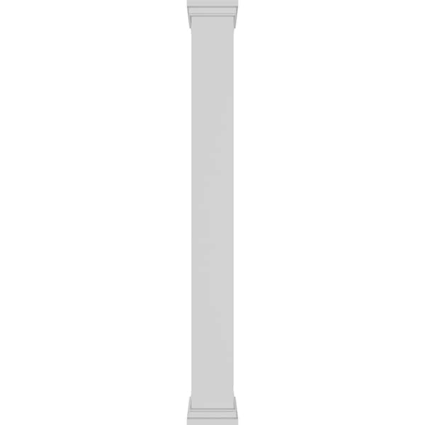 Ekena Millwork Craftsman Classic Square Non-Tapered, Smooth PVC Column, Prairie Capital & Prairie Base - CC0808ENPPRPR