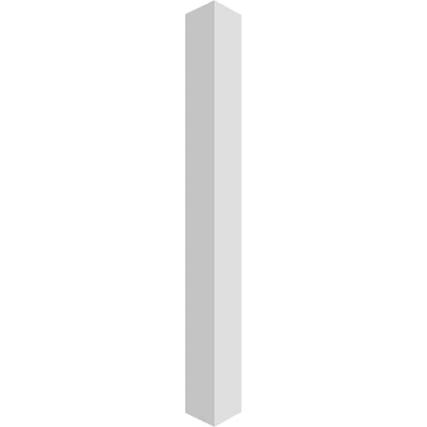 Ekena Millwork Craftsman Classic Square Non-Tapered, Smooth PVC Column, Prairie Capital & Prairie Base - CC0808ENPPRPR