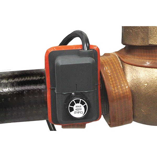 Briskheat Heating Tape, Adjustable Thermostat Control, 120VAC, 720W, 1"Wx10'L - HSTAT101010