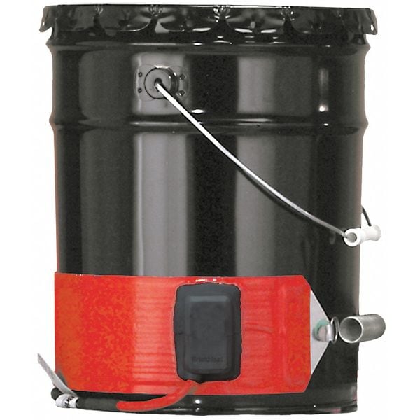 Briskheat Drum/Pail Heater, Silicone Rubber, 120VAC, 5 Gallon, 550W, 35"L x 4"W - DHCS10R