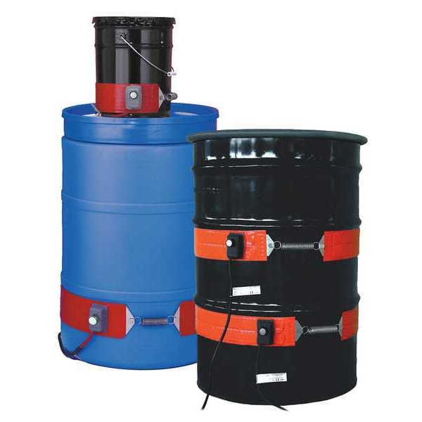 Briskheat Drum Heater, Heavy Duty, Metal Drums/Pails, 120VAC, 1200W, 55 Gallon - GDHCS15