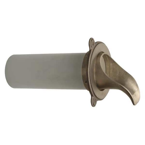 Zurn Nozzle, 4-59/64in.L, Bronze, 8inOpeningSize - ZARB199-8-PVC