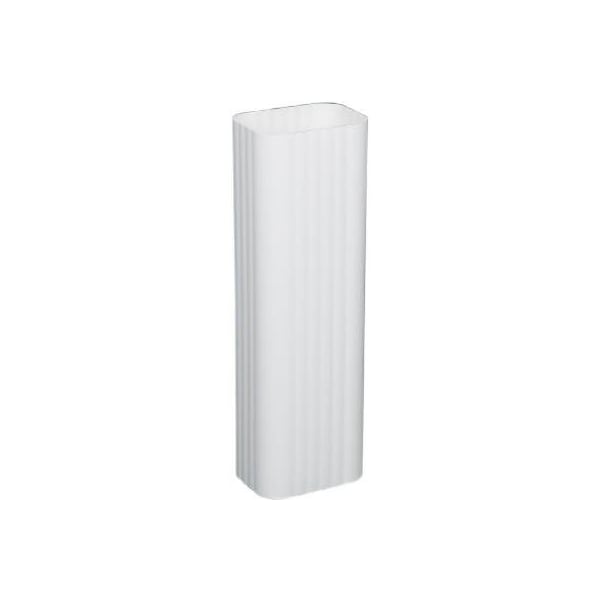 Amerimax Home Products 3x4 WHT ALU Downspout - 4601100120