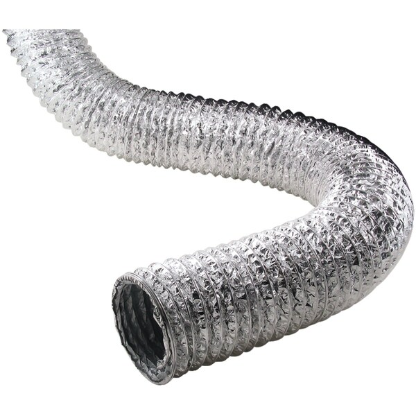 No Logo Aluminum 5-Ply 5 ft. Supurr-Flex Duct - F0405B/4