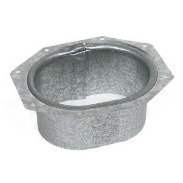Swivel 47251 3 x 4 in. Mill Finish Aluminum Gutter Outlet; C Style - SW597867
