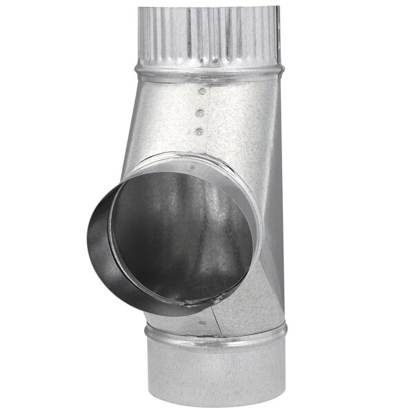 Imperial Mfg Imperial 4 in. X 4 in. X 4 in. Galvanized Steel Furnace Pipe Tee - GV0883-A