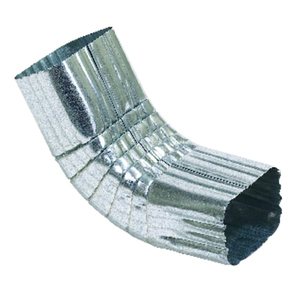 Amerimax Home Products Amerimax 2 in. H X 3 in. W X 9 in. L Metallic Galvanized Steel A Downspout Elbow - 29264