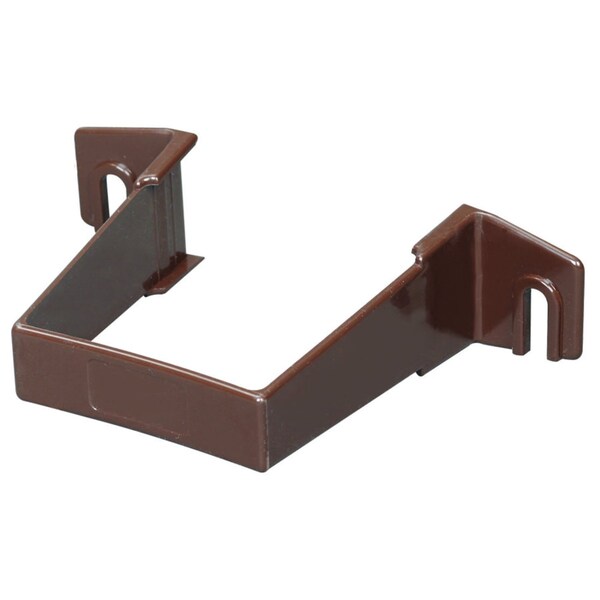 Amerimax Home Products Amerimax 3.3 in. H X 1 in. W X 4.3 in. L Brown Vinyl U Downspout Bracket - T1534