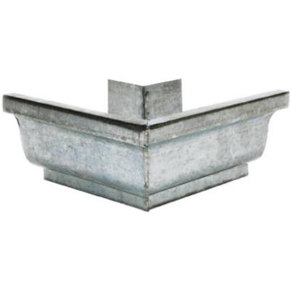 Swivel Pro Series 15202 Gutter Outside Mitre; Mill Finish Galvanized Steel - 4 in - SW567441