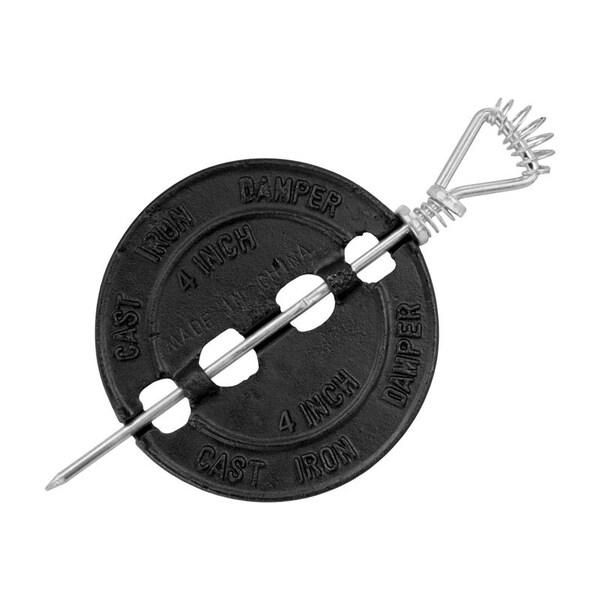Imperial Imperial 4 in. D Cast Iron Damper - BM0242