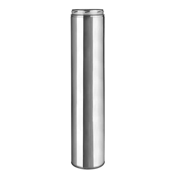 Selkirk Selkirk 8 in. D X 24 in. L Stainless Steel Chimney Pipe - 208024U