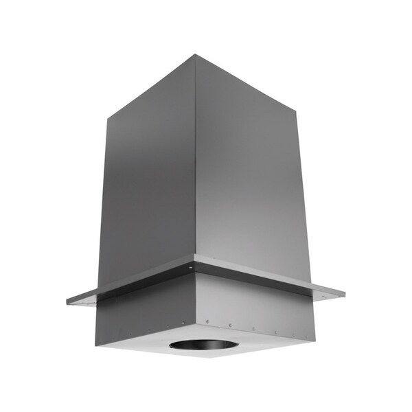 M&G Duravent DuraVent DuraPlus 6 in. Stainless Steel Square Ceiling Support Box - 6DP-CS24