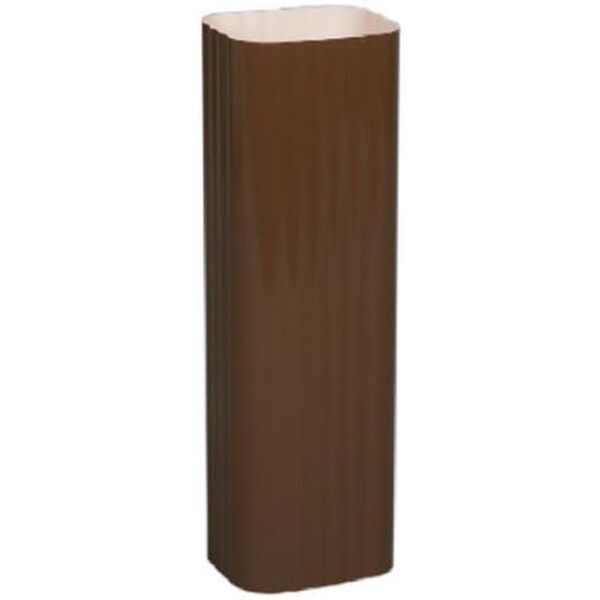 Swivel 3201419120 Brown Galvanized Steel Downspout- 2 x 3 in. - SW3240583