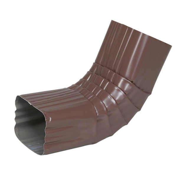 Amerimax Home Products Amerimax 3 in. H X 4 in. W X 11.5 in. L Brown Aluminum A Gutter Elbow - 4526419