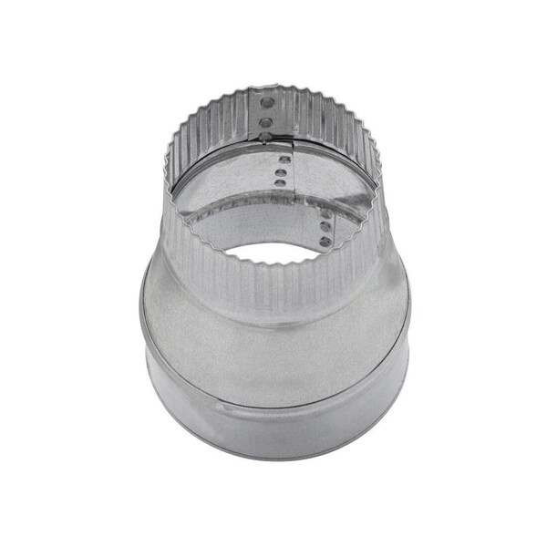 Imperial Furnace Pipe Reducer 5in D X 4in D Galvanized Steel Gray - GV1416