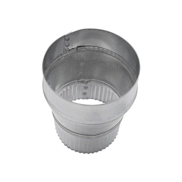 Imperial Furnace Pipe Reducer 5in D X 4in D Galvanized Steel Gray - GV1416