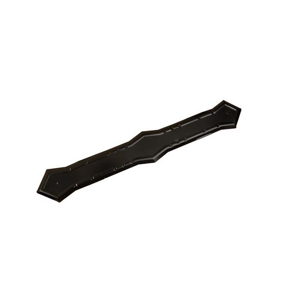 Amerimax Home Products Amerimax 0.25 in. H X 2 in. W X 13.5 in. L Black Aluminum K Downspout Band - 2502935