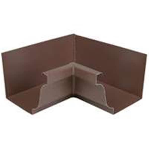 Swivel 2520119 Aluminum Inside Gutter Mitre - 5 In. Brown - SW26844