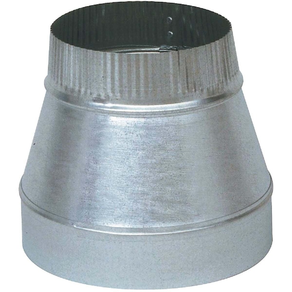 Imperial Furnace Pipe Reducer 10in D X 8in D Galvanized Steel Gray - GV1353
