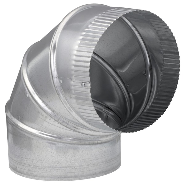 Imperial Mfg Imperial 7 in. D X 7 in. D Adjustable 90 deg Galvanized Steel Furnace Pipe Elbow - GV1329-C