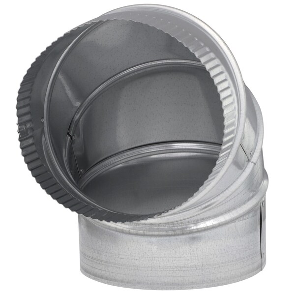 Imperial Mfg Imperial 7 in. D X 7 in. D Adjustable 90 deg Galvanized Steel Furnace Pipe Elbow - GV1329-C