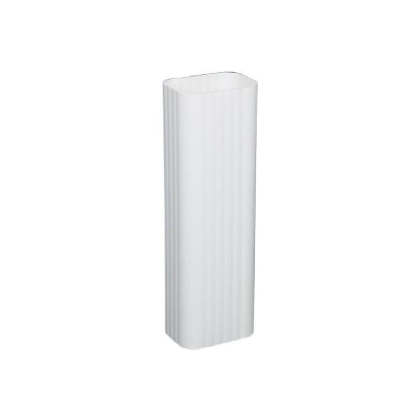 Amerimax Home Products 2x3 WHT ALU Downspout - 2601000120