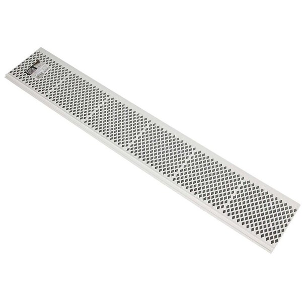 Amerimax Home Products Gutter Guard, 3 ft L, 2 in W, PVC, White - 85370