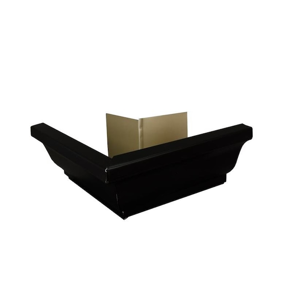 Amerimax Home Products Amerimax 3.75 in. H X 8.88 in. W X 8.88 in. L Black Aluminum K Outside Miter - 2500235